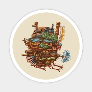 Moving castle Magnet